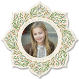 gentle greenery Holiday Ornament Cards