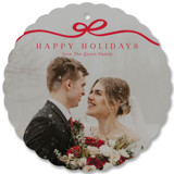 Bow Tied Holiday Ornament Cards
