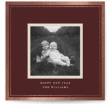 Christmas Keepsake Foil-Pressed Holiday Photo Mount Cards