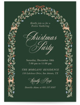 Festive Arch Holiday Party Invitations