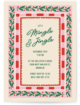 Mingle and Jingle Holiday Party Invitations