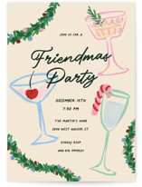 Friendmas Party Holiday Party Invitations
