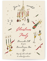 Jingle Bell Swing Holiday Party Invitations