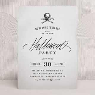 Dying to See You Holiday Party Invitations