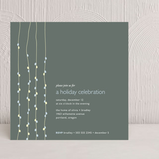 Light Bright Holiday Party Invitations