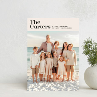 Family Name Holiday Postcards