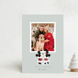mickey kiss Holiday Postcards
