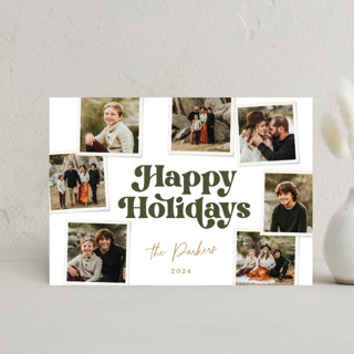 Polaroid Stack Holiday Postcards