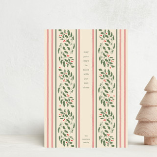 Holly Wallpaper Holiday Postcards
