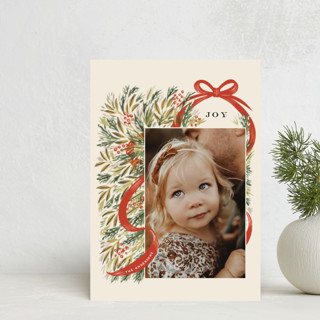 Red Ribbon Holiday Postcards