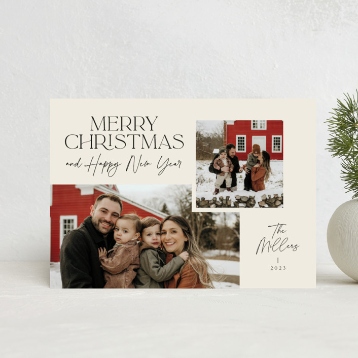Aesthetic Holiday Postcards by Nicole Barreto Minted