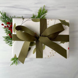 Olive 3/4" x 15 ft Holiday Ribbon Holiday Ribbons and Bows