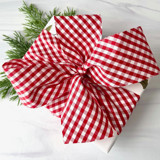 Mini Gingham Check Holiday Ribbon Holiday Ribbons and Bows
