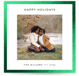 square Foil-Pressed Square Holiday Cards