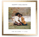 Foil-Pressed Holiday Square Cards