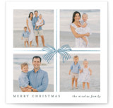 Square Present Foil-Pressed Square Holiday Cards