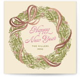 Lia Foil-Pressed Square Holiday Cards