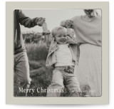 Silverpoint Foil-Pressed Square Holiday Cards