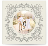 ornate floral Square Holiday Cards