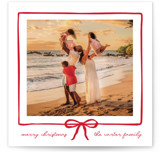 lil bow Square Holiday Cards
