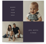 New Year Grid Square Holiday Cards