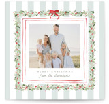 Coastal Garland Square Holiday Cards