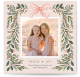 Lovely Garland Square Holiday Cards