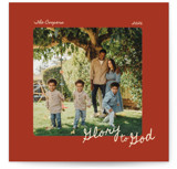 Warm Square Holiday Cards