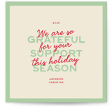 two type Square Holiday Cards