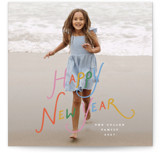 Chalk Writing Square Holiday Cards