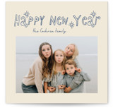 Happy Outlines Square Holiday Cards
