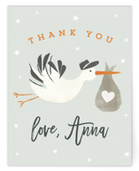 Stork Delivery Baby Shower Thank You Cards
