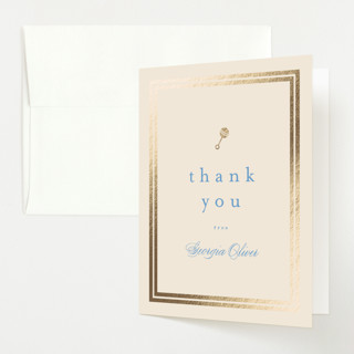 Classic Start Foil-Pressed Baby Shower Thank You Cards