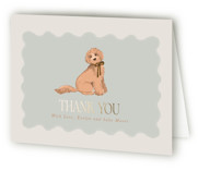 Waiting for a sibling Foil-Pressed Baby Shower Thank You Cards
