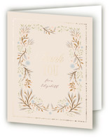 Storybook Foil-Pressed Baby Shower Thank You Cards