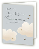 Twinkle Twinkle Foil-Pressed Baby Shower Thank You Cards