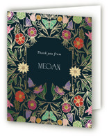 Gilded Tapestry Foil-Pressed Baby Shower Thank You Cards