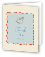 Vintage Horse Foil-Pressed Baby Shower Thank You Cards