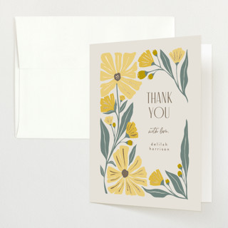 storybook garden Foil-Pressed Baby Shower Thank You Cards