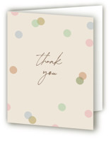 Polka Pop Baby Shower Thank You Cards