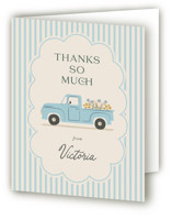 Classic Truck Baby Shower Thank You Cards
