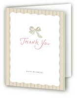 Floral Rattle Baby Shower Thank You Cards