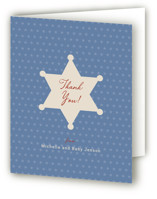 Baby Sheriff Baby Shower Thank You Cards