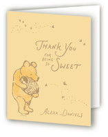 Disney's Winnie the Pooh Little Honey Baby Shower Thank You Cards
