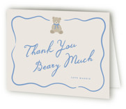 So Beary Cute Baby Shower Thank You Cards