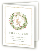 A very merry baby shower Baby Shower Thank You Cards