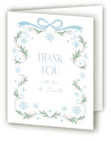 Winter Frame Baby Shower Thank You Cards