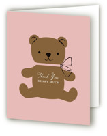 Beary Cute Baby Shower Thank You Cards