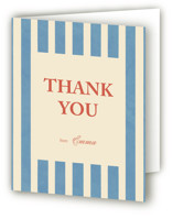 Elegant stripes Baby Shower Thank You Cards
