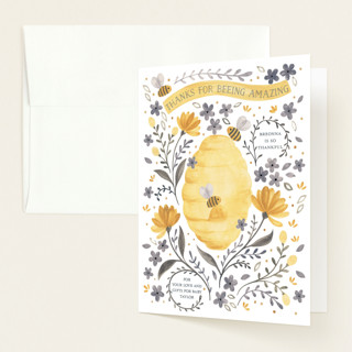 Mama To Bee Baby Shower Thank You Cards